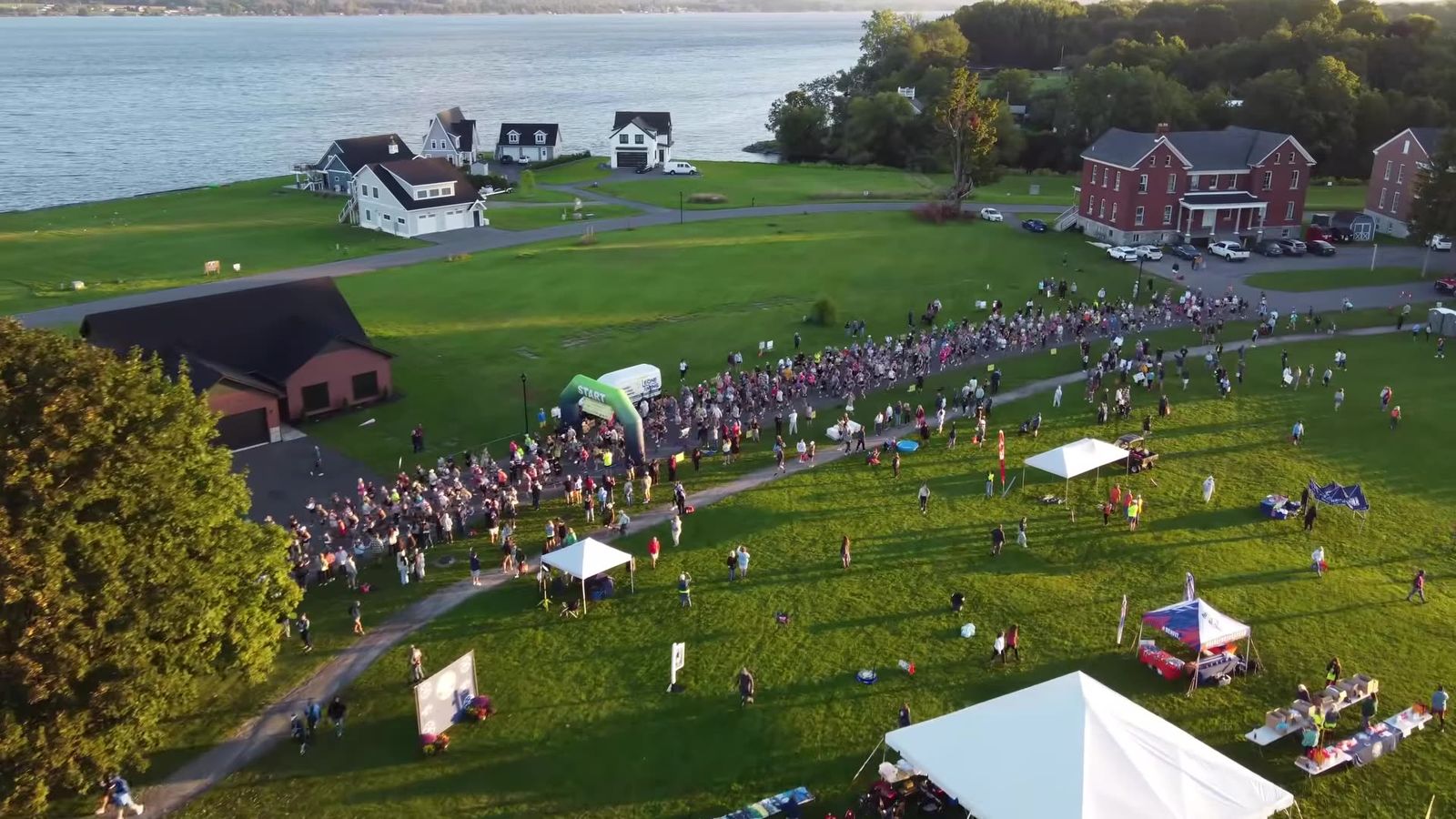 The start-line crowd